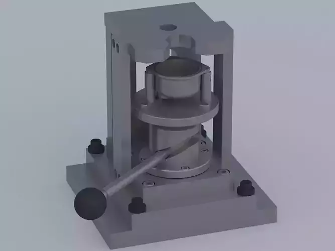 Drilling assembly machine 3D model