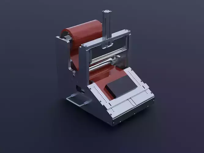 Automatic cutting packaging film clamp