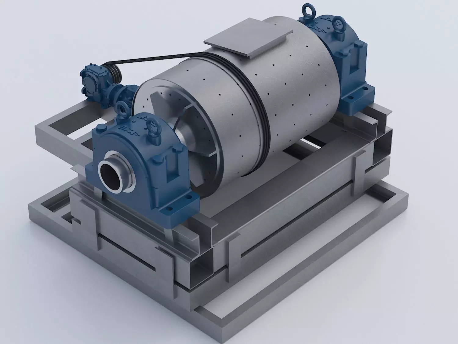 ball mill 3D model_0