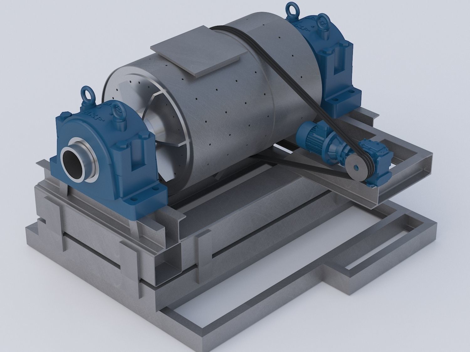 ball mill 3D model_1