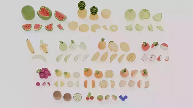 Fruit Cut Packed For Games