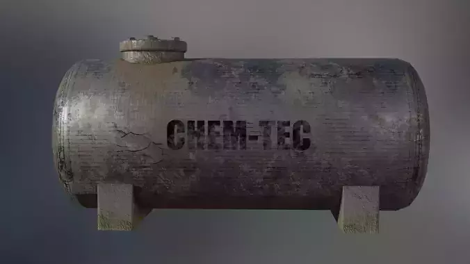 Industrial corrosive material storage tanks