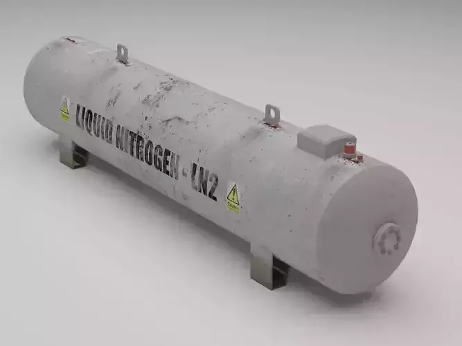Industrial liquid nitrogen storage tank
