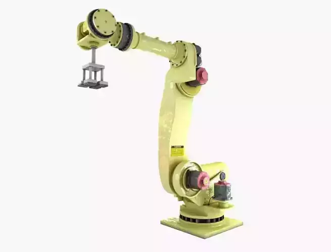 Industrial robot arm 3D model
