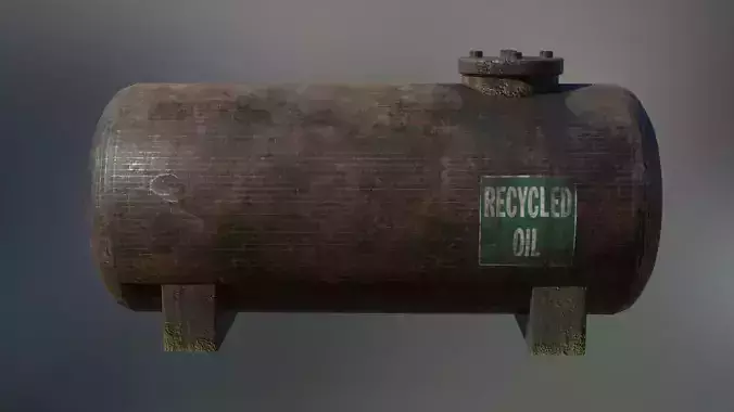 Industrial recycled oil storage tank