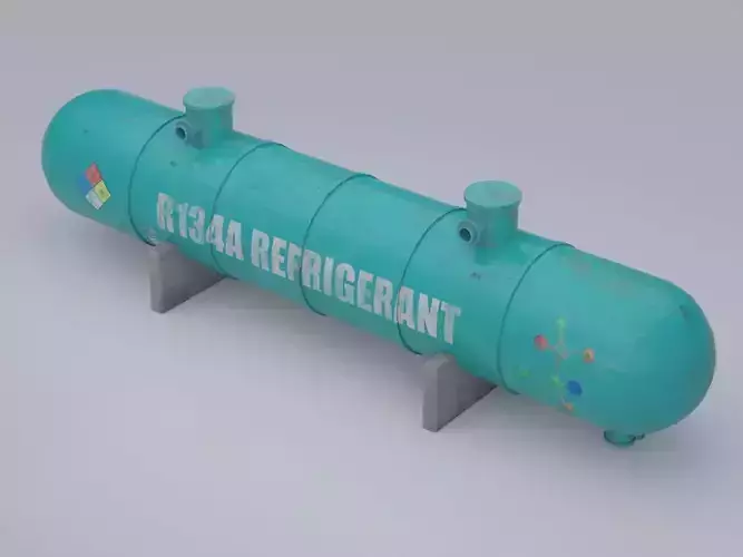 Industrial R134a refrigerant storage tank