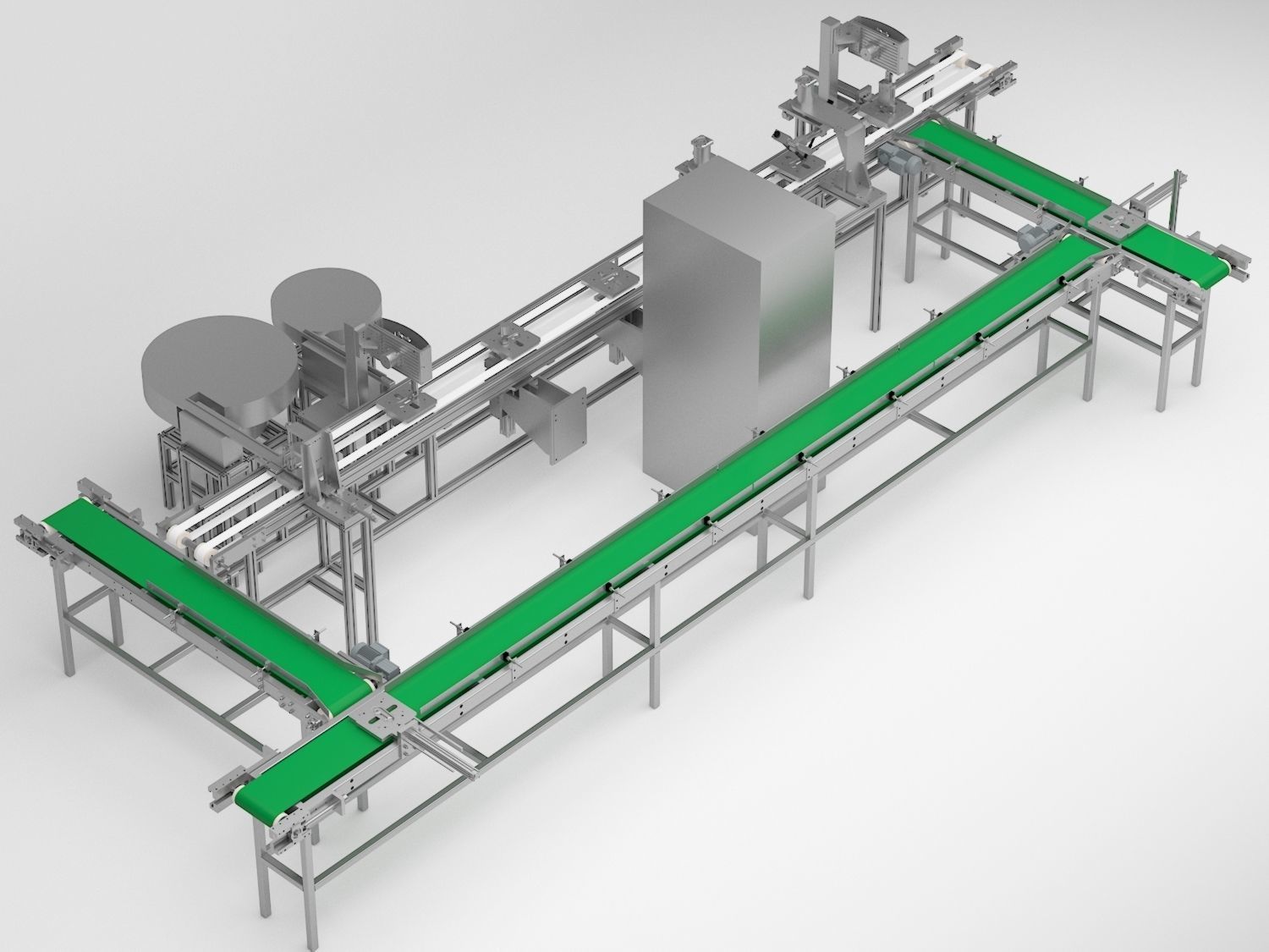 mass production machinery 3D model_2