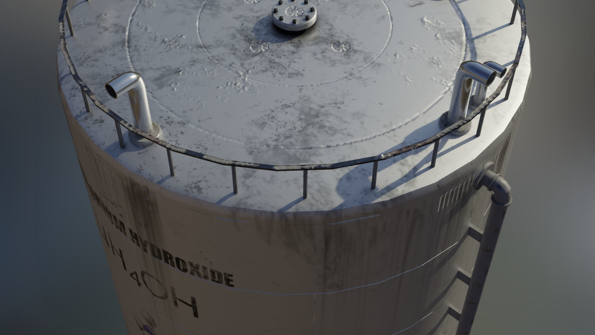Large industrial ammonia storage tank 3D model_4