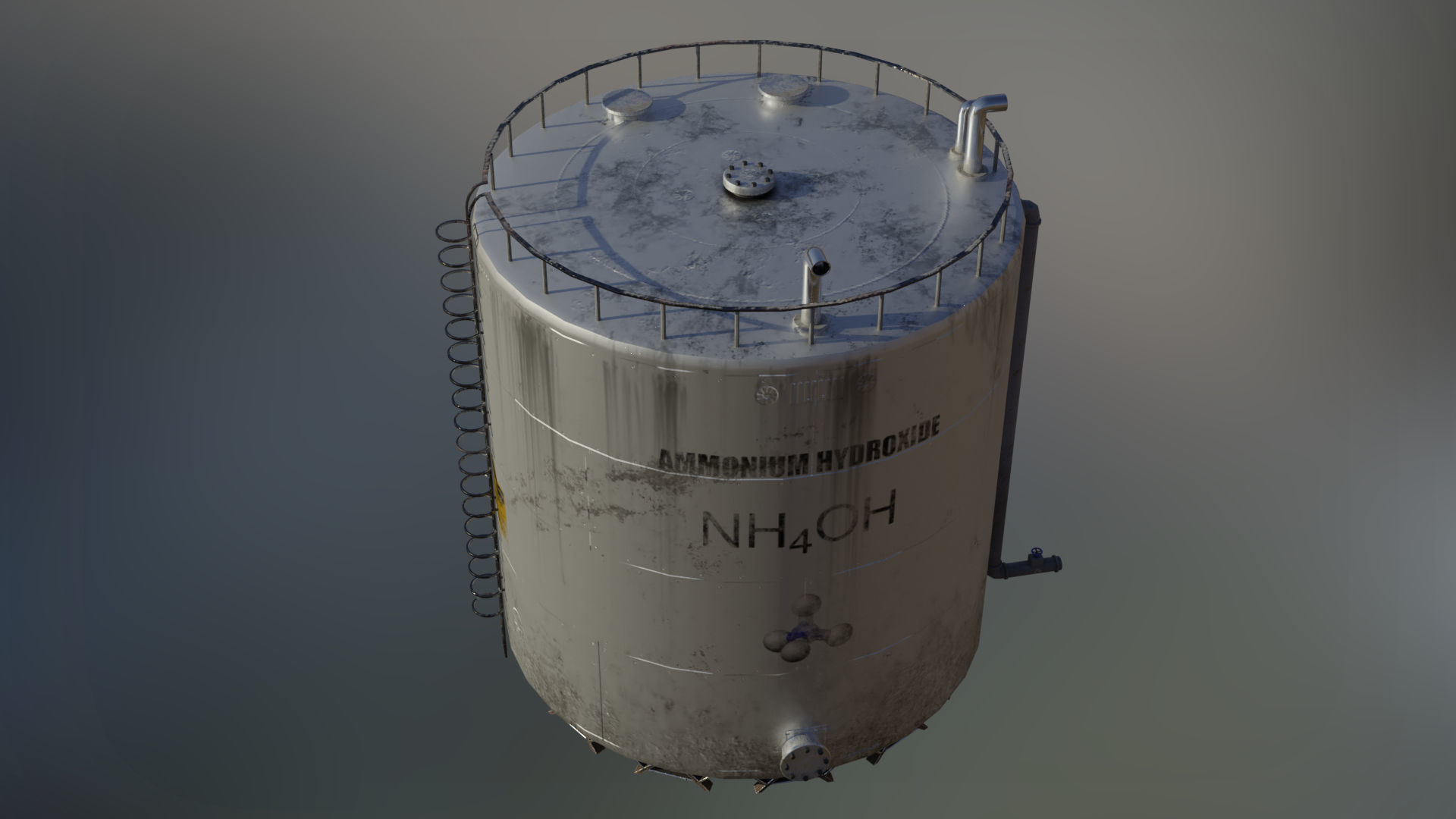 Large industrial ammonia storage tank 3D model_5