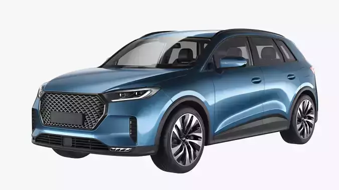 Generic Hybrid SUV 3D model