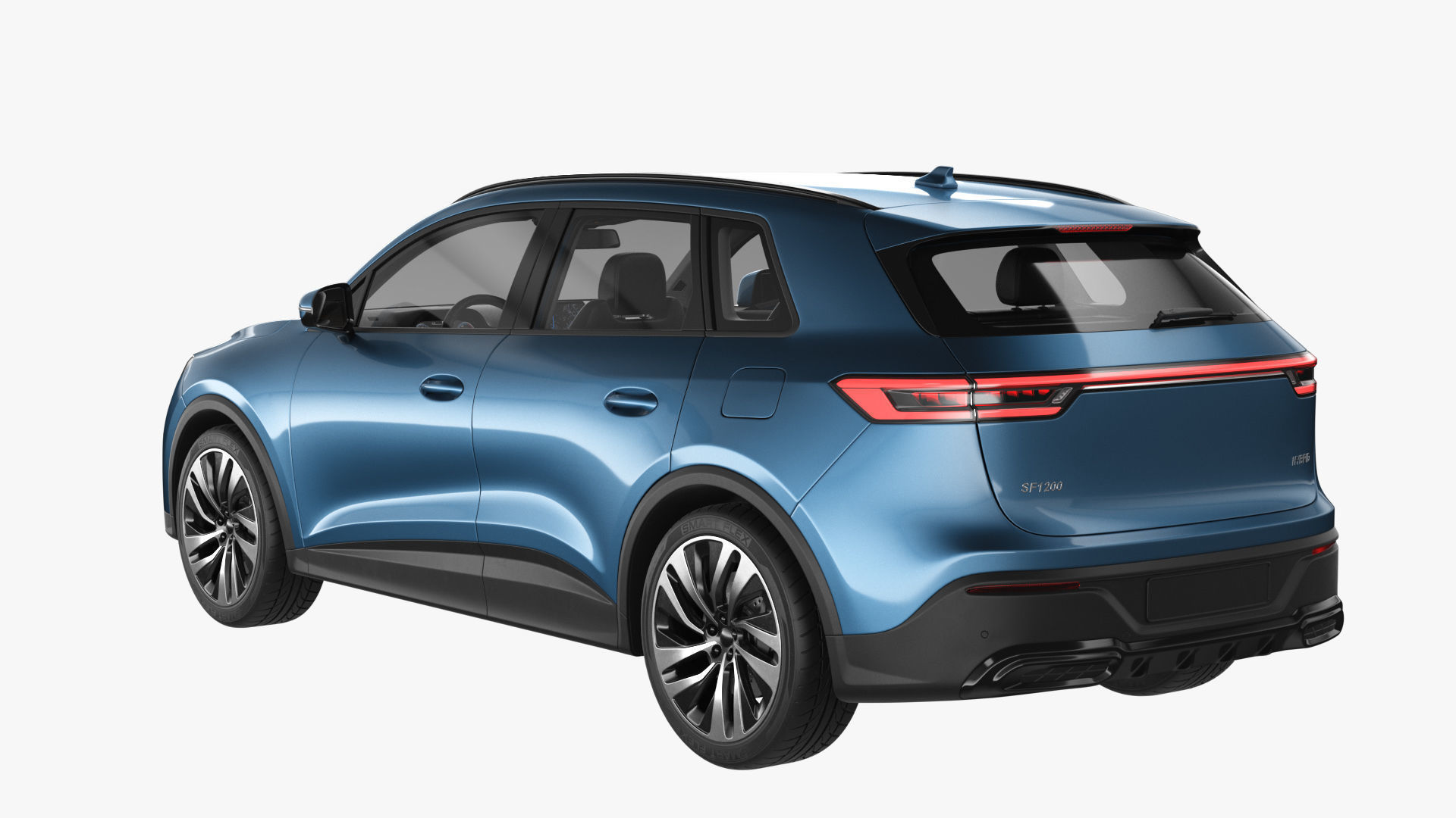 Generic Hybrid SUV 3D model_7
