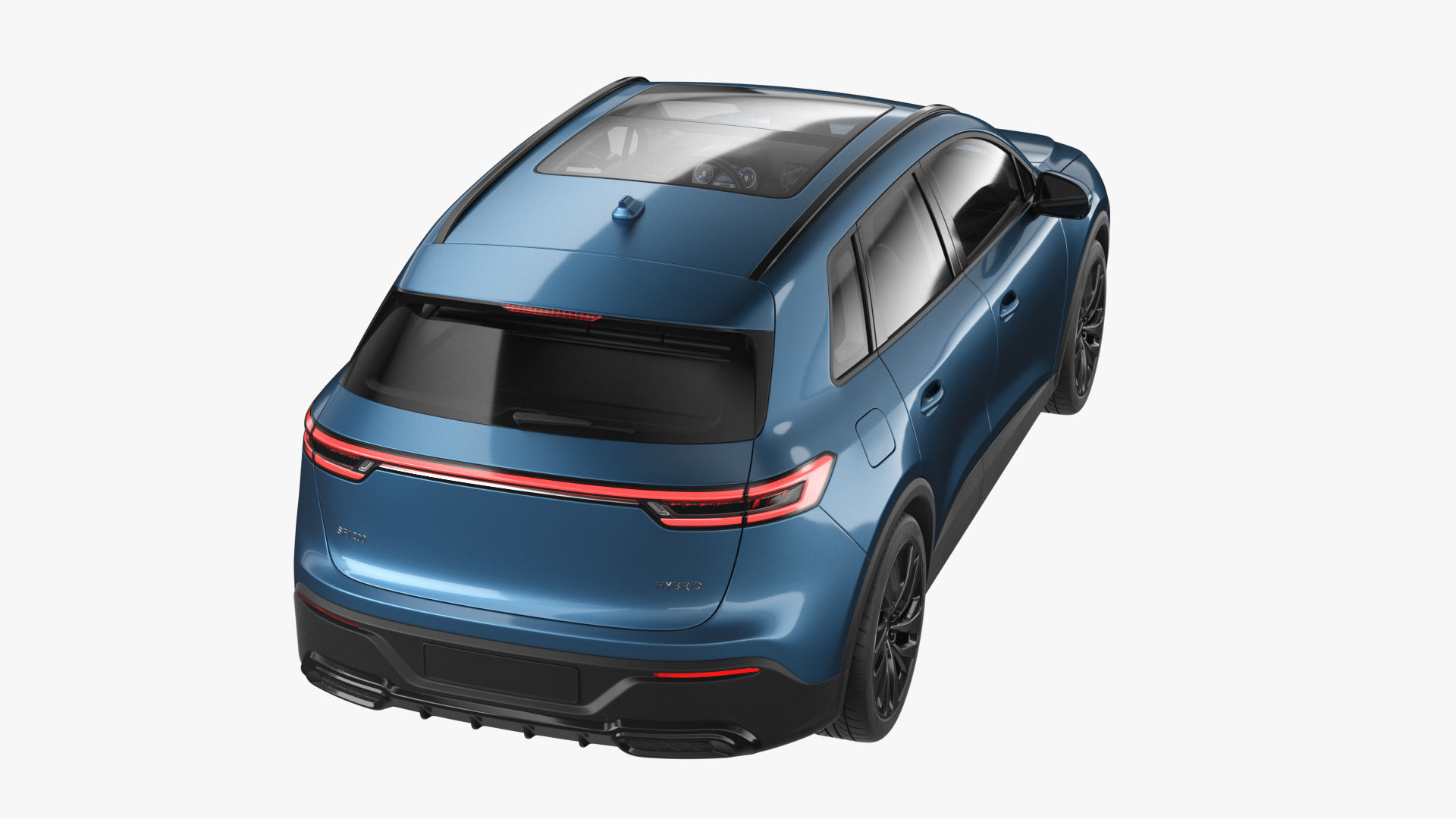 Generic Hybrid SUV 3D model_16