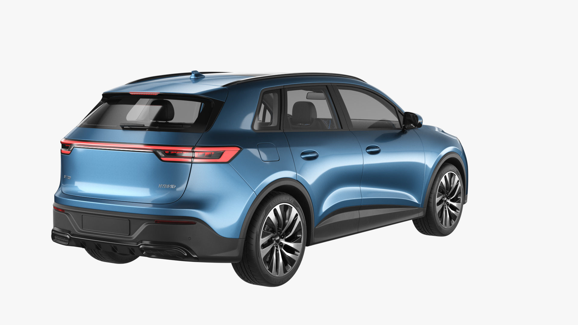 Generic Hybrid SUV 3D model_10