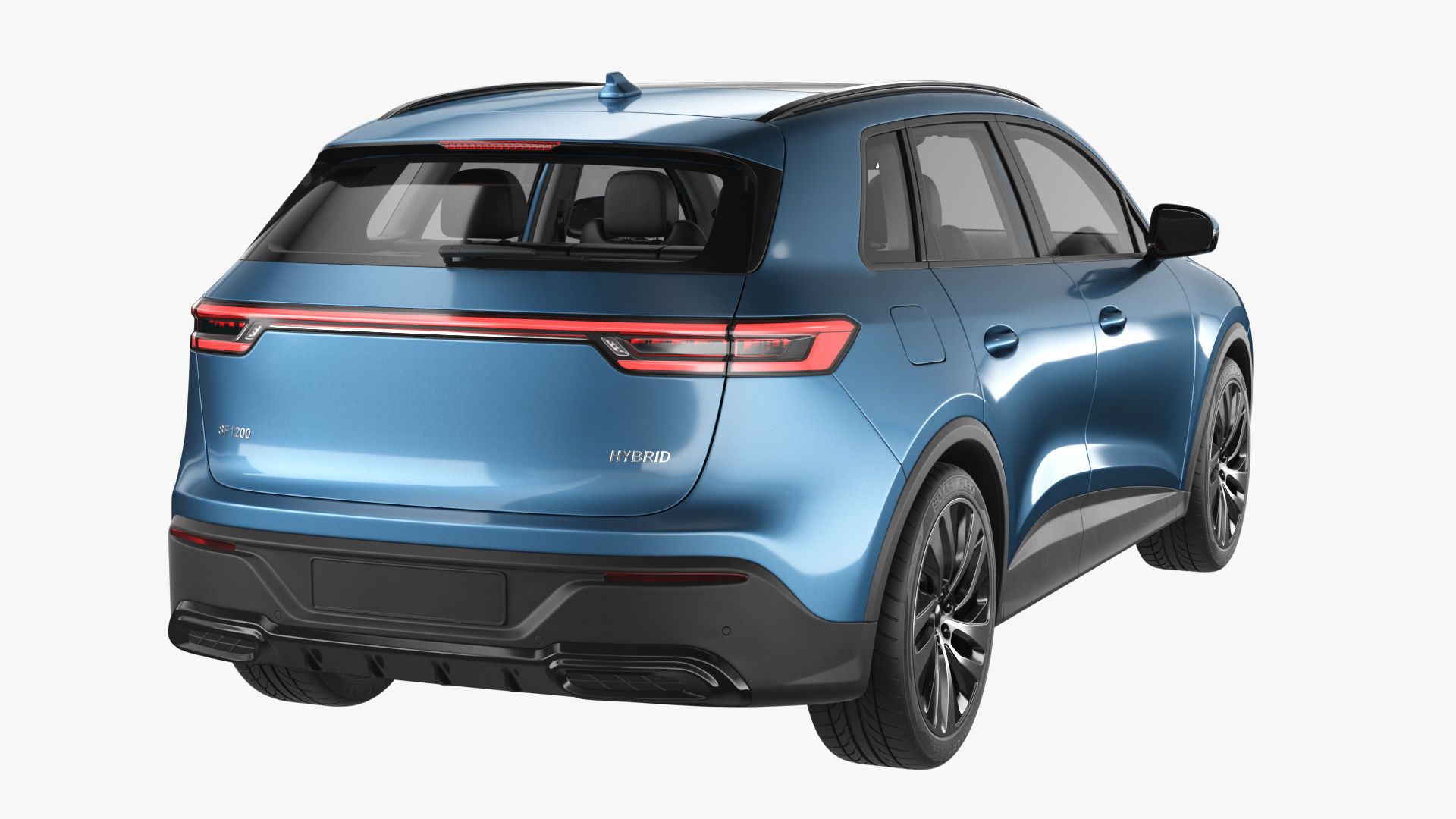 Generic Hybrid SUV 3D model_9