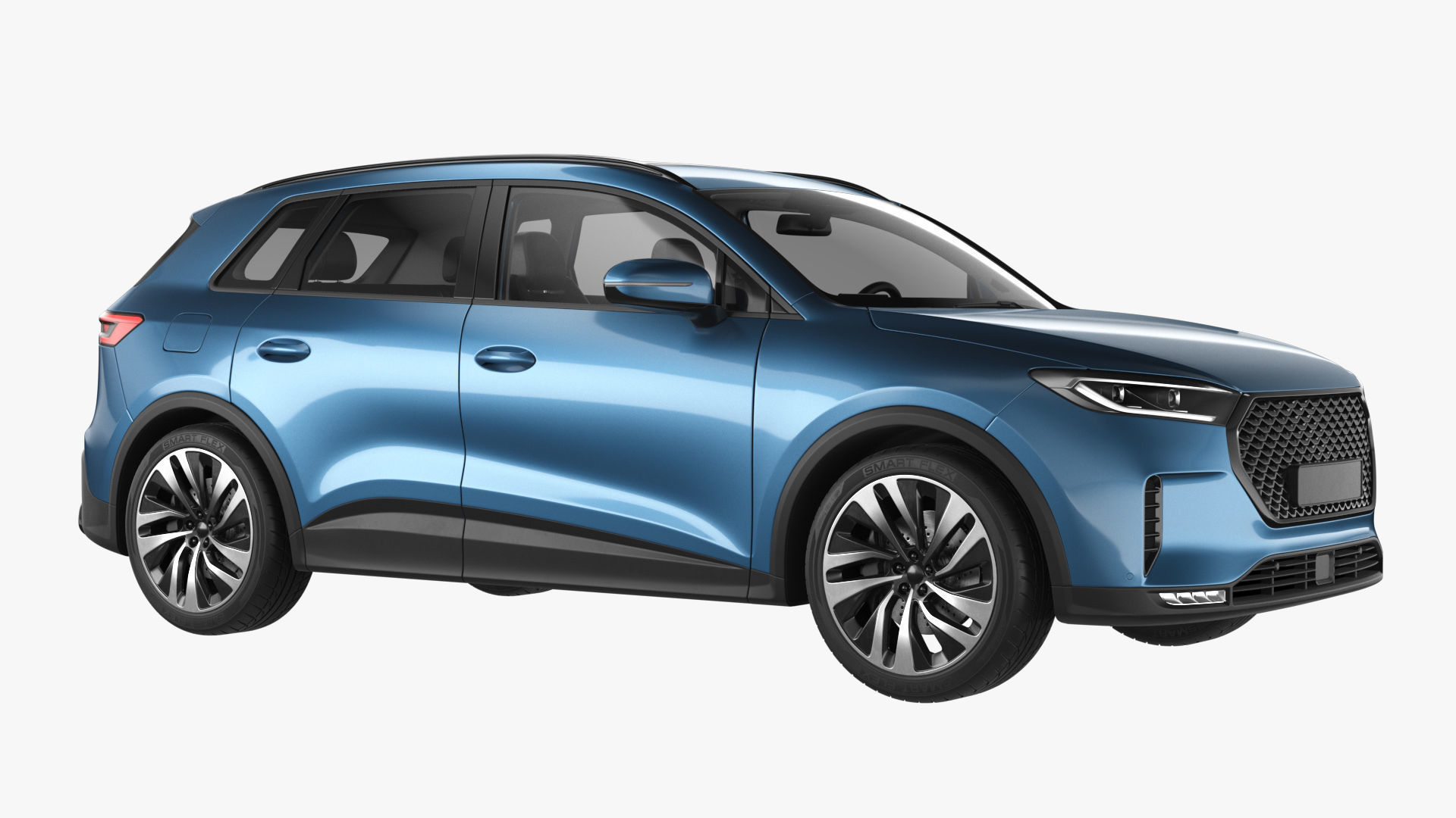 Generic Hybrid SUV 3D model_13