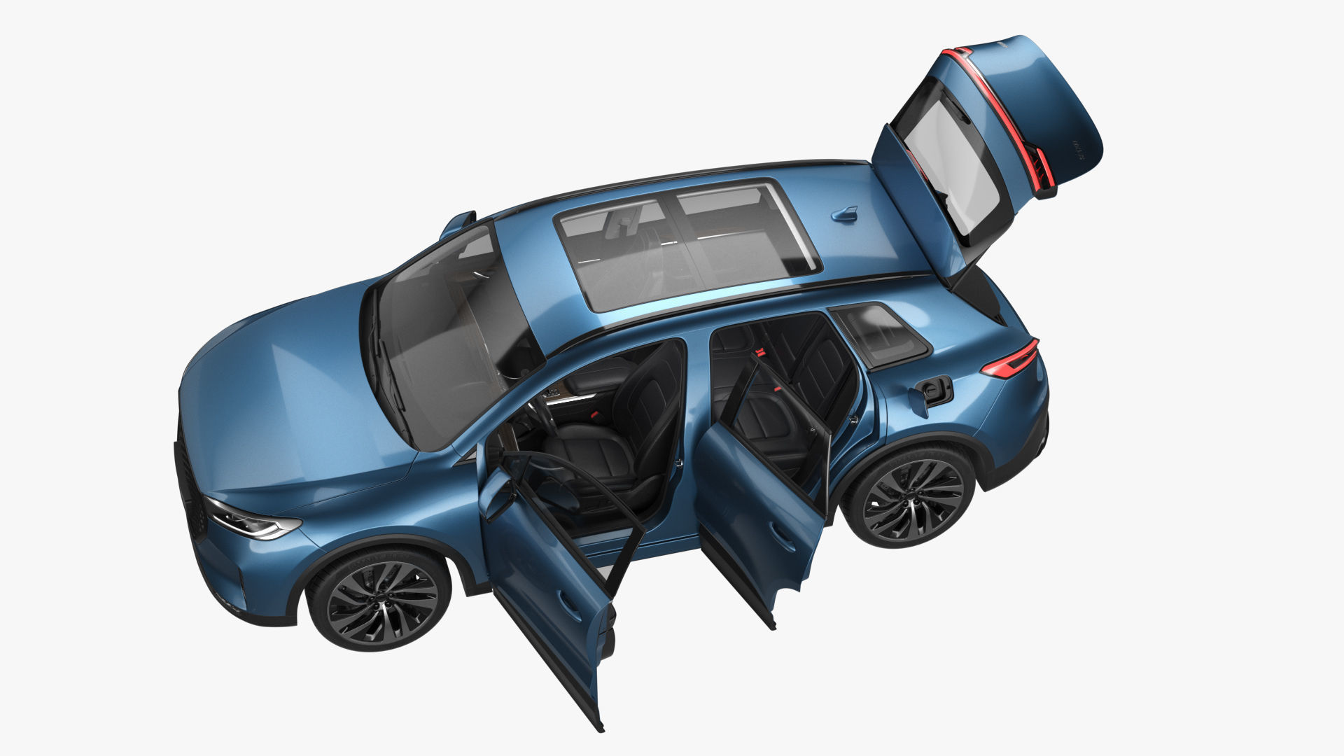 Generic Hybrid SUV 3D model_22