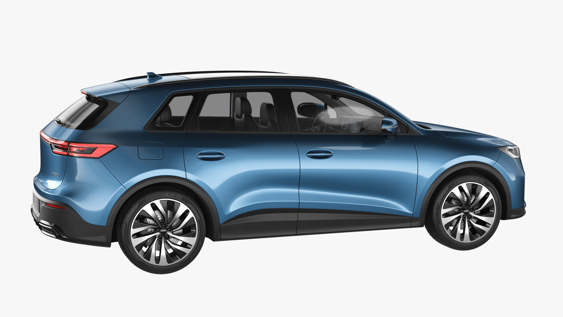 Generic Hybrid SUV 3D model_11