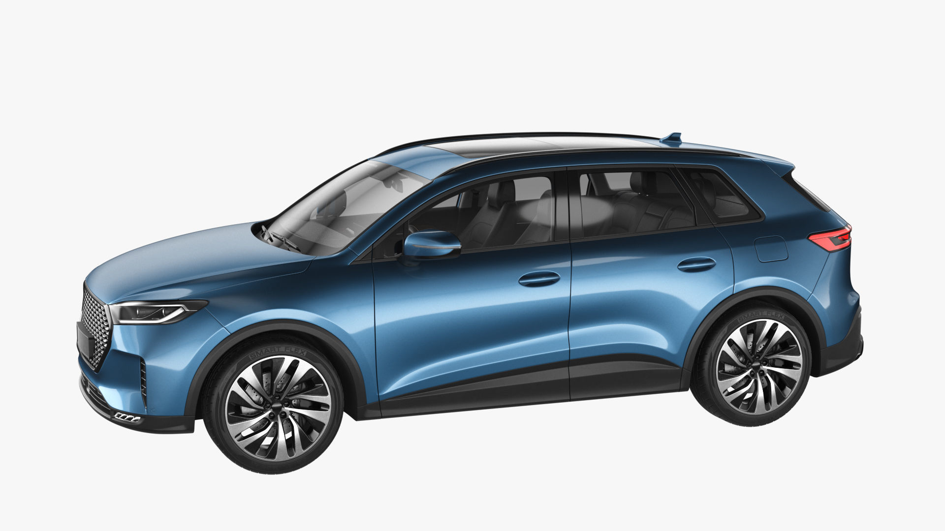 Generic Hybrid SUV 3D model_4