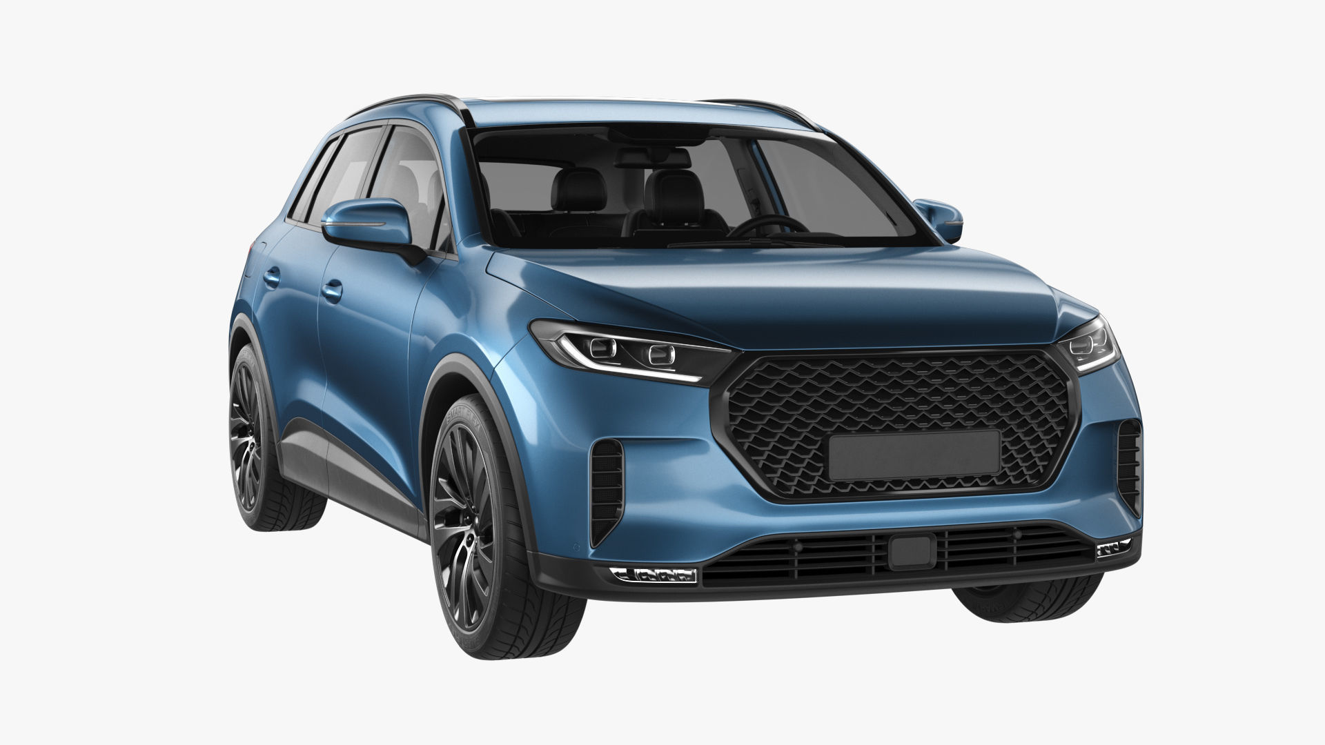 Generic Hybrid SUV 3D model_14