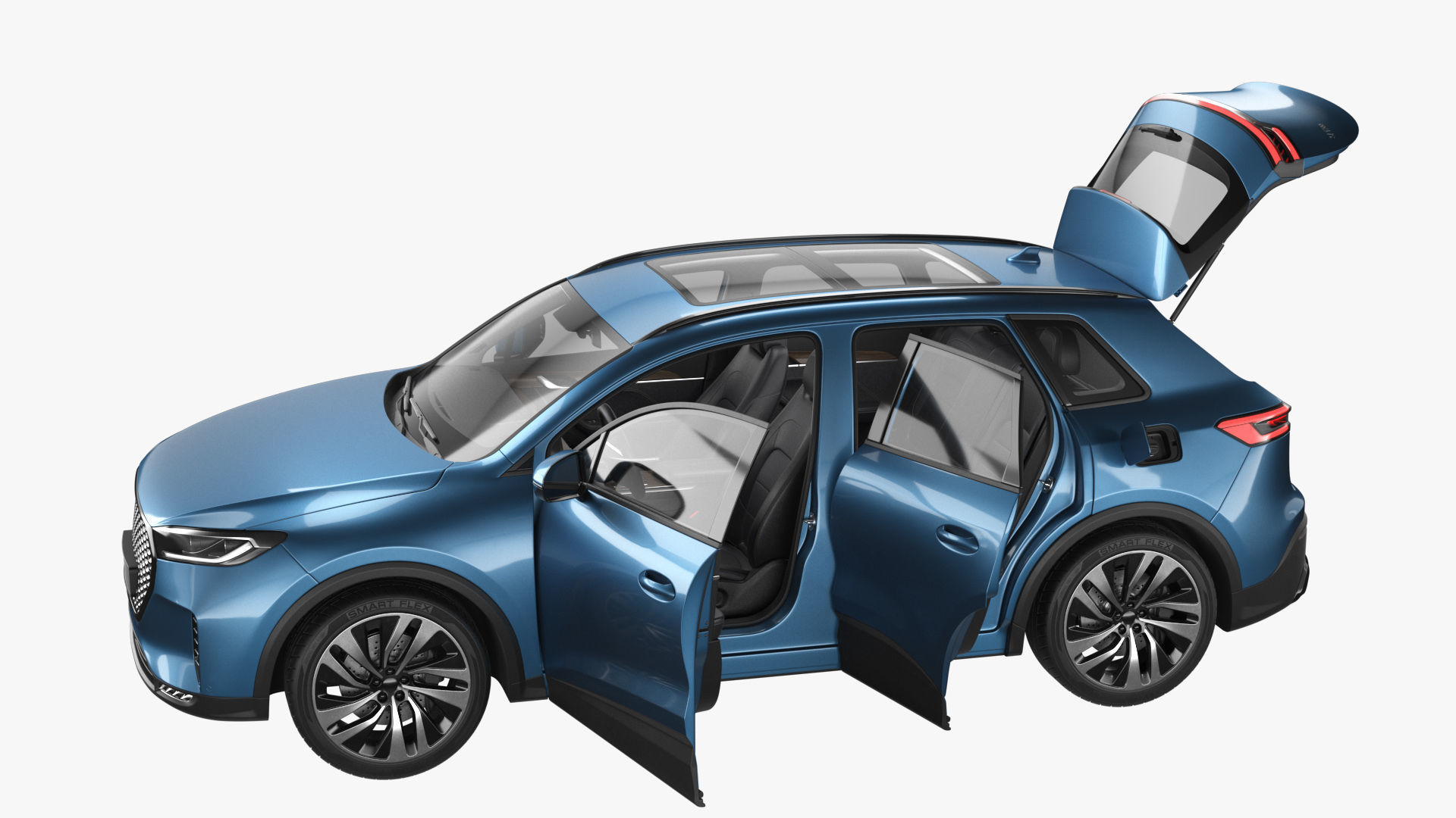 Generic Hybrid SUV 3D model_18