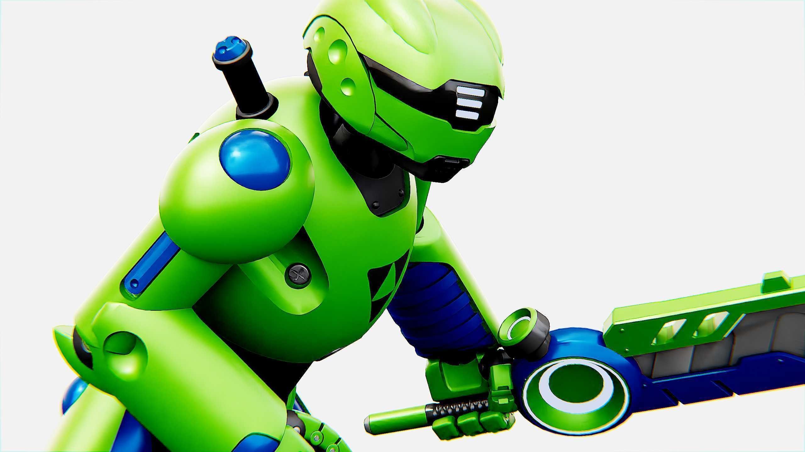 BATTLE DROID ZHOUMI  Rigged for Unreal Engine - Unity - MIXAMO  3D model_20