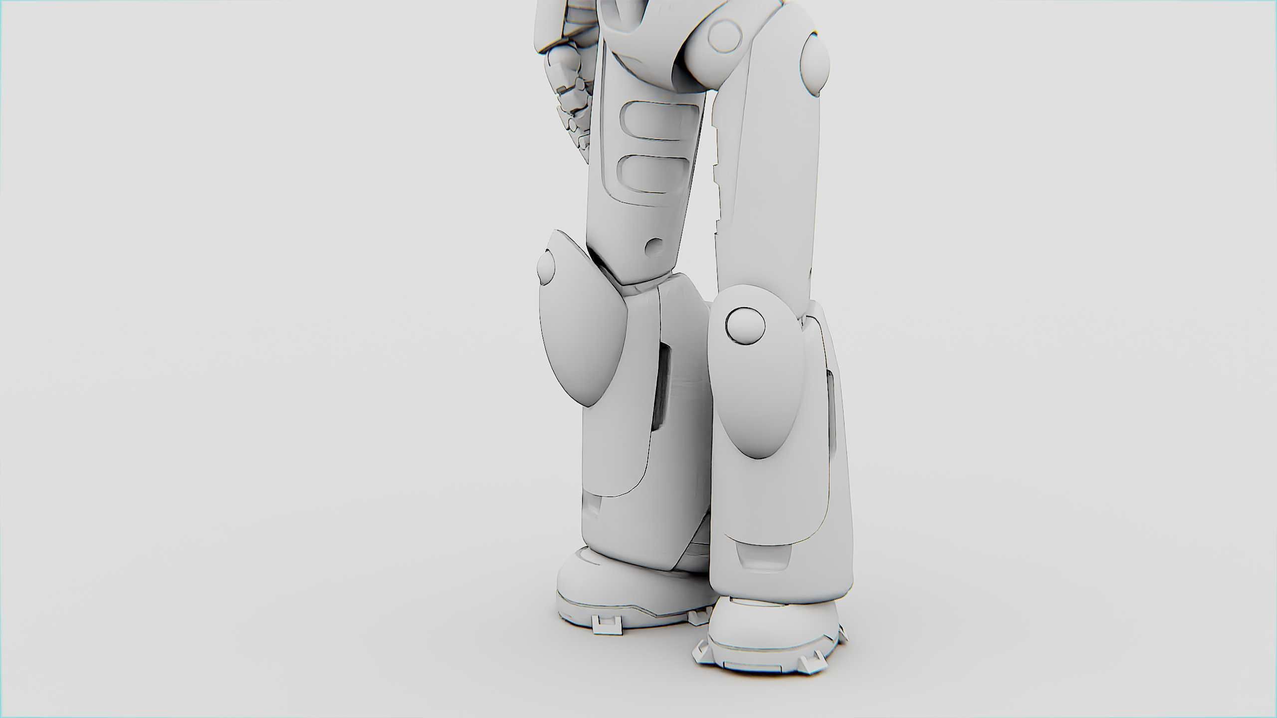 BATTLE DROID ZHOUMI  Rigged for Unreal Engine - Unity - MIXAMO  3D model_34