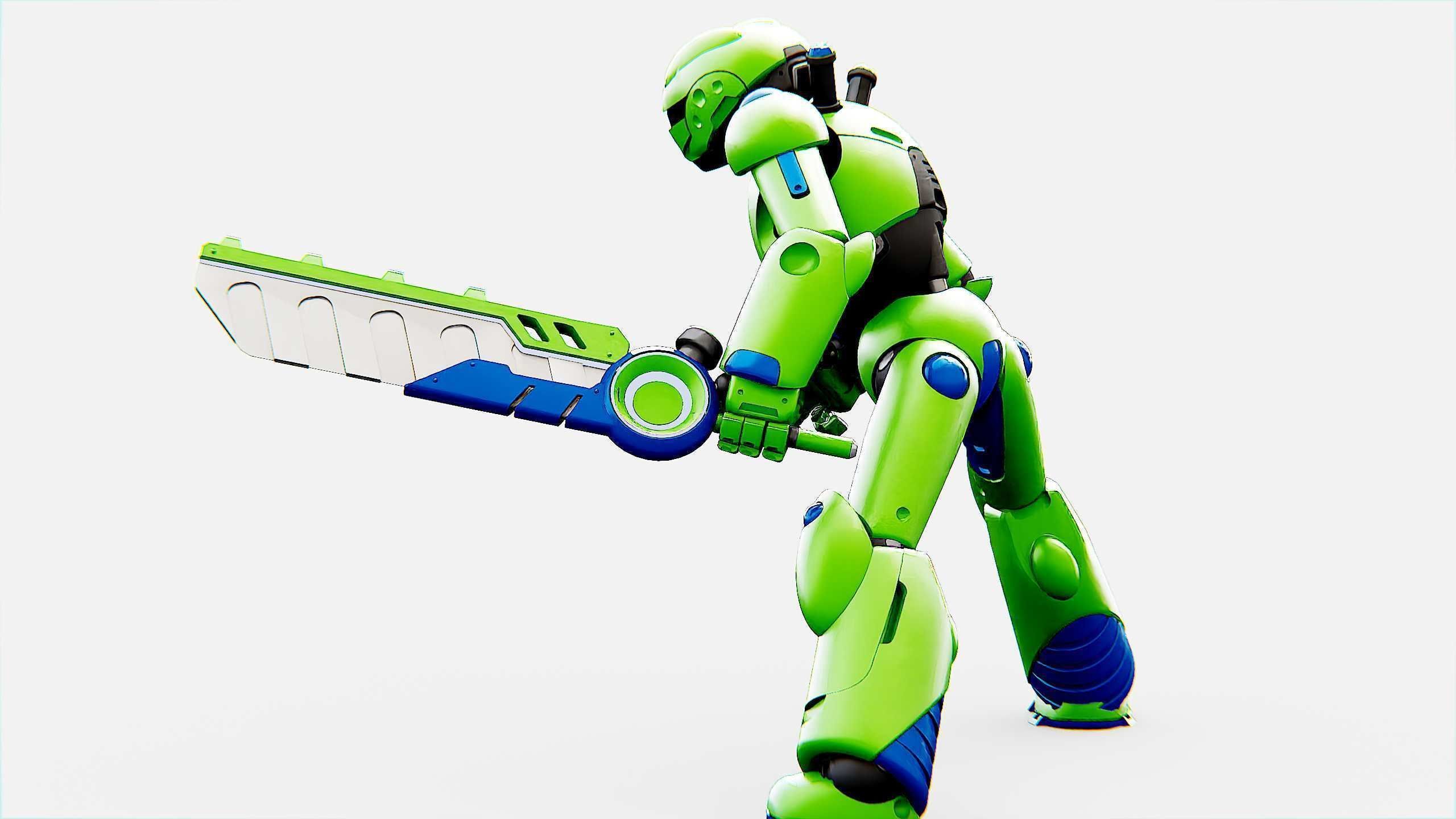 BATTLE DROID ZHOUMI  Rigged for Unreal Engine - Unity - MIXAMO  3D model_14