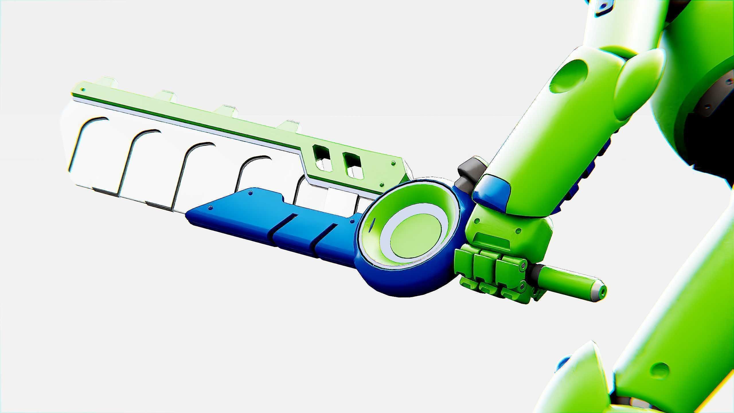 BATTLE DROID ZHOUMI  Rigged for Unreal Engine - Unity - MIXAMO  3D model_22