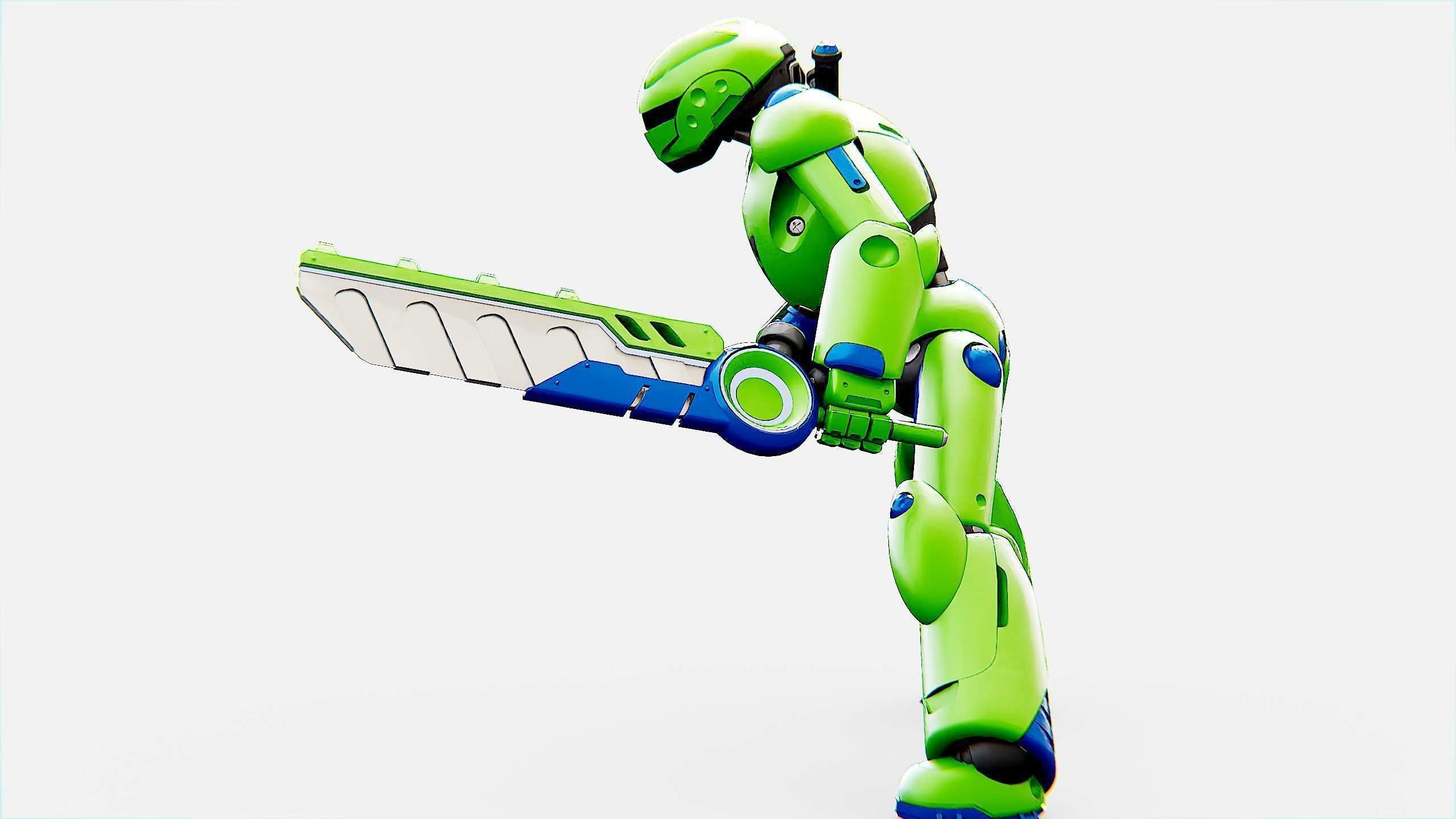 BATTLE DROID ZHOUMI  Rigged for Unreal Engine - Unity - MIXAMO  3D model_15