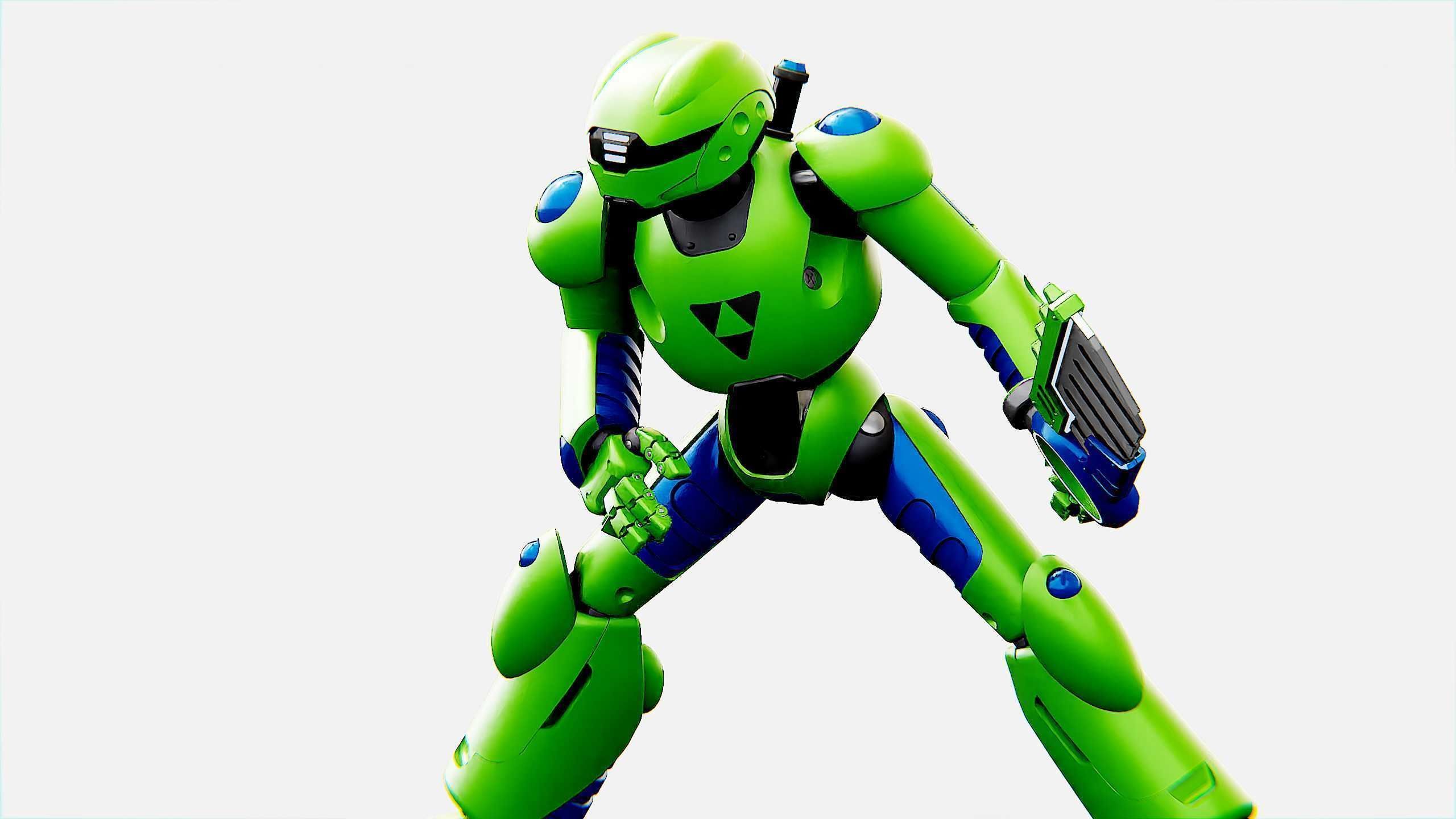 BATTLE DROID ZHOUMI  Rigged for Unreal Engine - Unity - MIXAMO  3D model_18