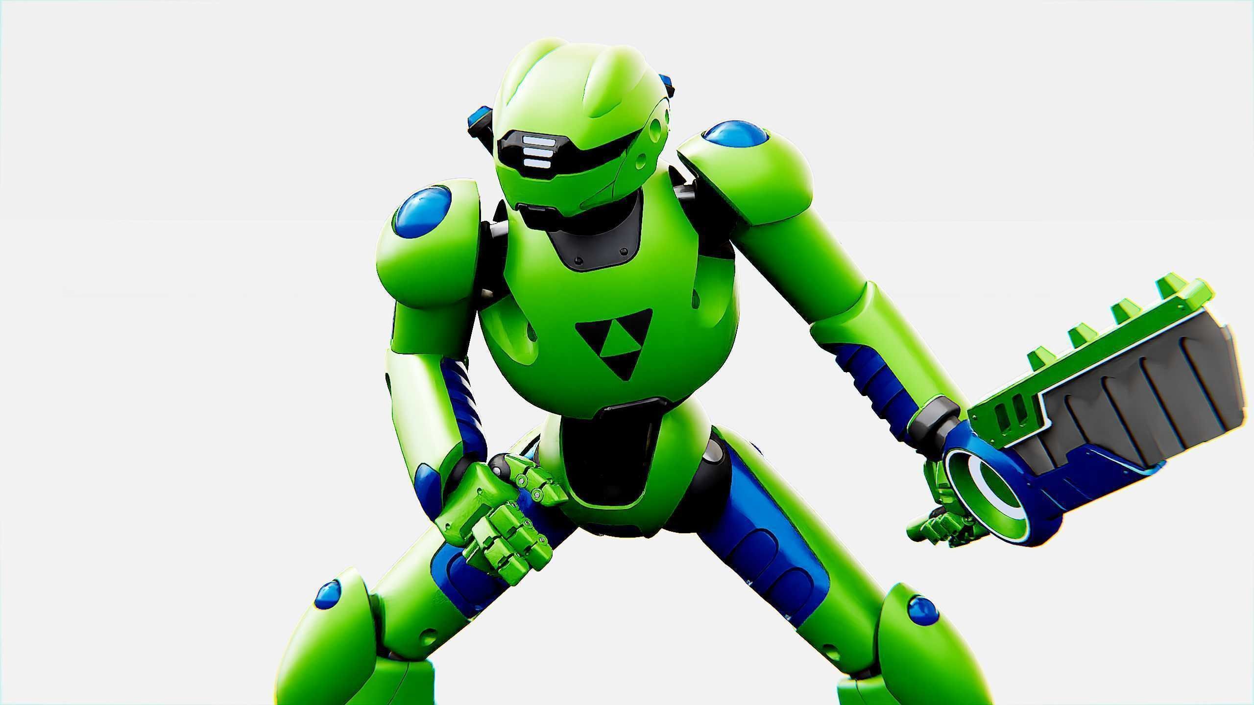 BATTLE DROID ZHOUMI  Rigged for Unreal Engine - Unity - MIXAMO  3D model_19