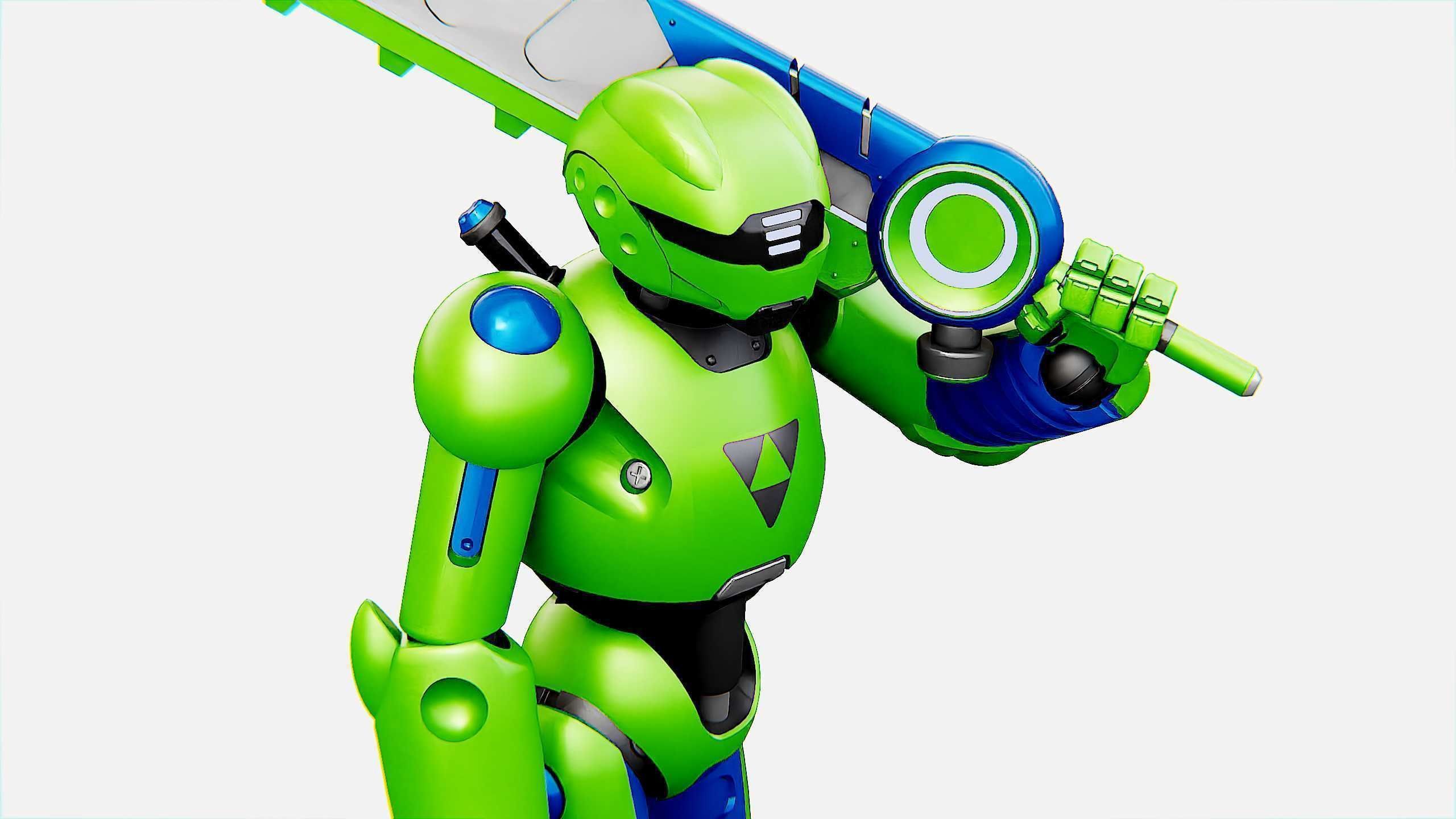 BATTLE DROID ZHOUMI  Rigged for Unreal Engine - Unity - MIXAMO  3D model_30