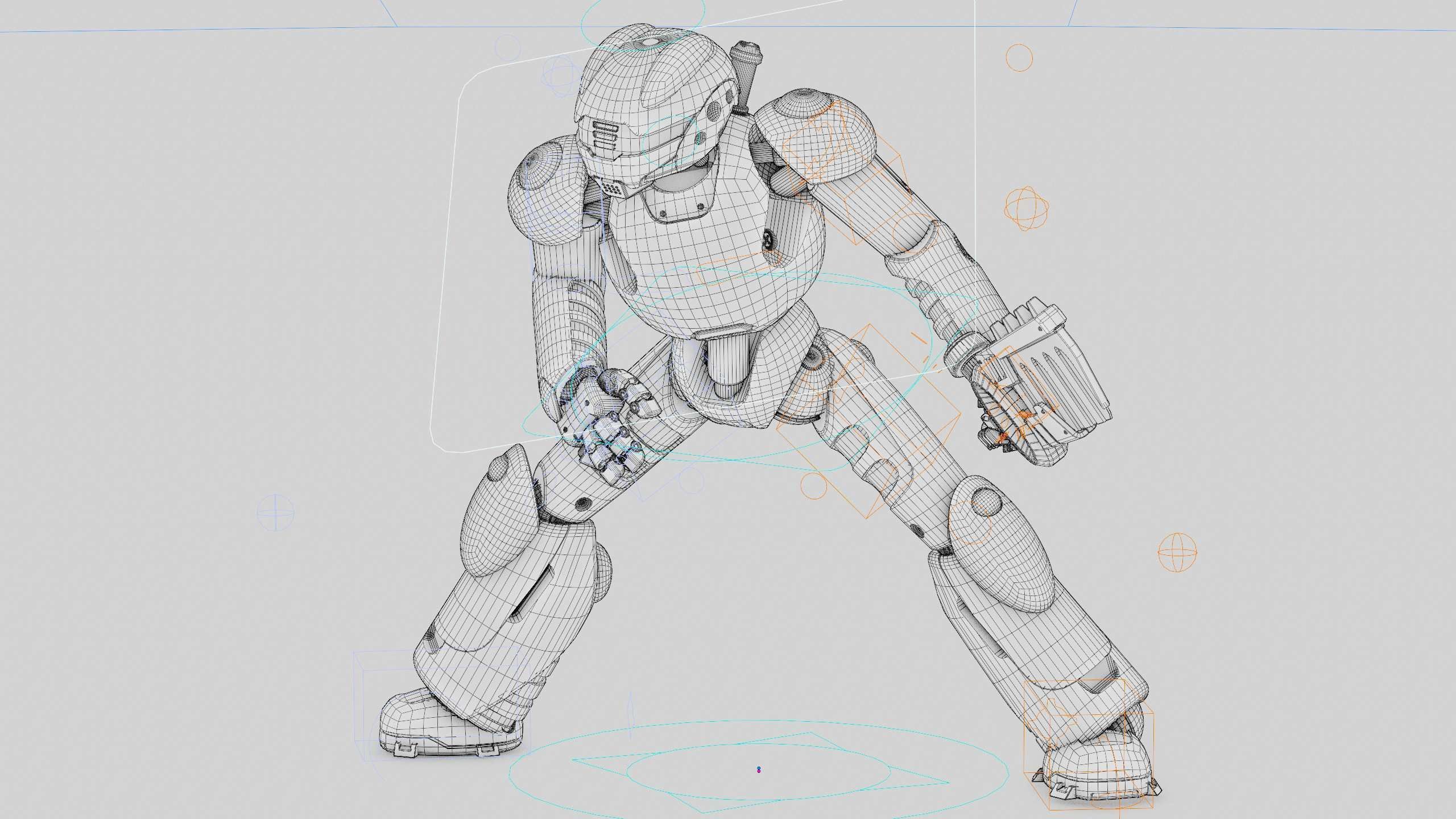 BATTLE DROID ZHOUMI  Rigged for Unreal Engine - Unity - MIXAMO  3D model_40