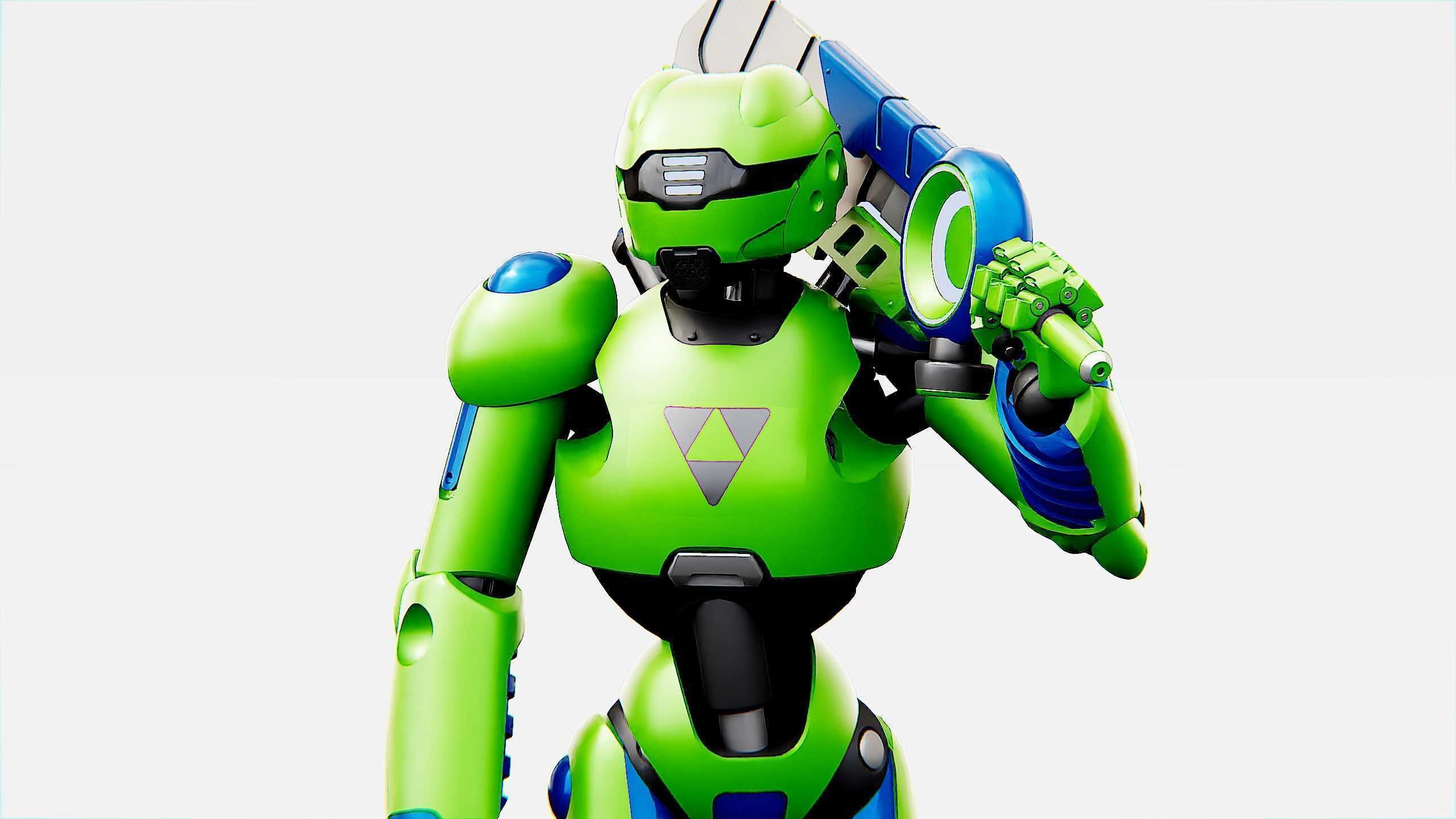 BATTLE DROID ZHOUMI  Rigged for Unreal Engine - Unity - MIXAMO  3D model_31