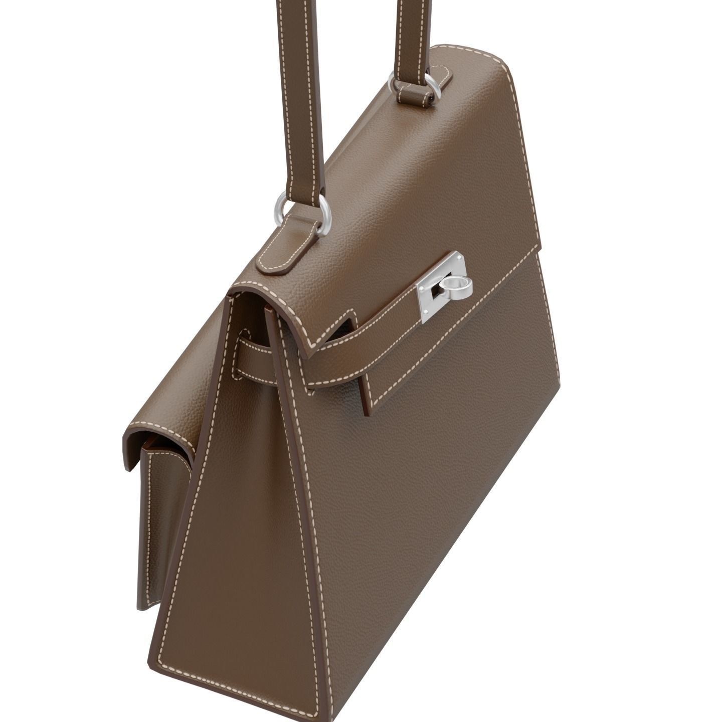 Kelly Sellier en Desordre Bag Low-poly 3D model_7