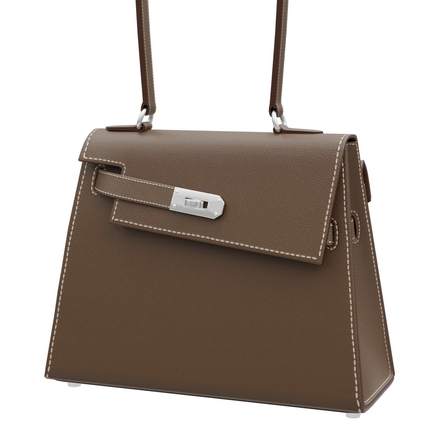 Kelly Sellier en Desordre Bag Low-poly 3D model_4