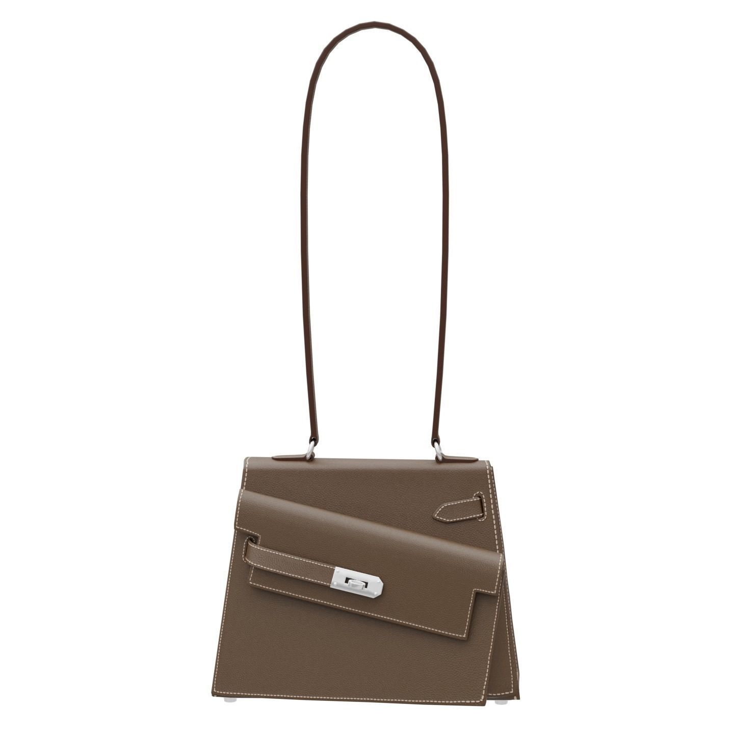 Kelly Sellier en Desordre Bag Low-poly 3D model_2