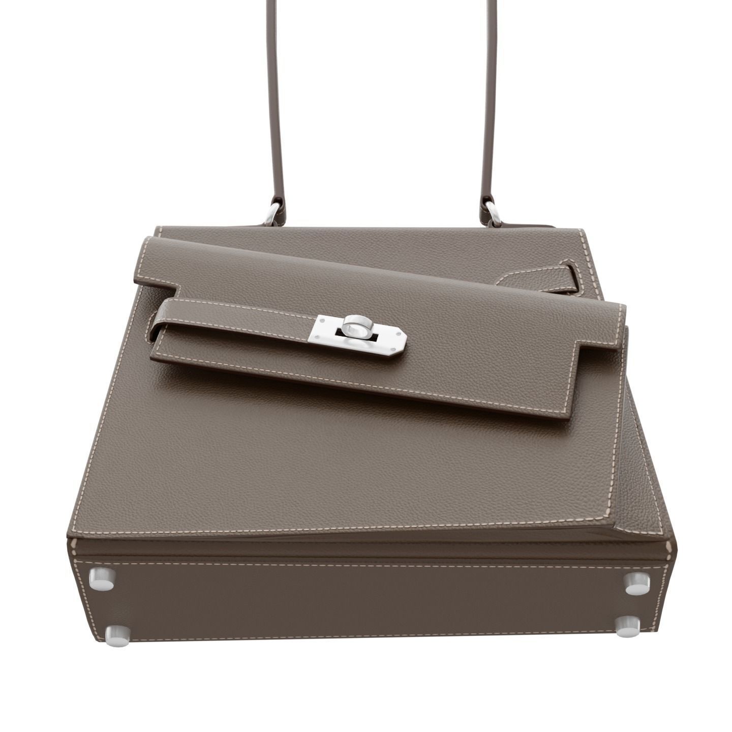 Kelly Sellier en Desordre Bag Low-poly 3D model_8