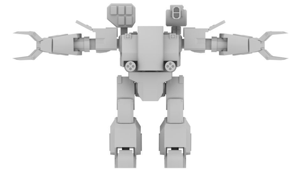 Titan01 Action figure  3D print model_4