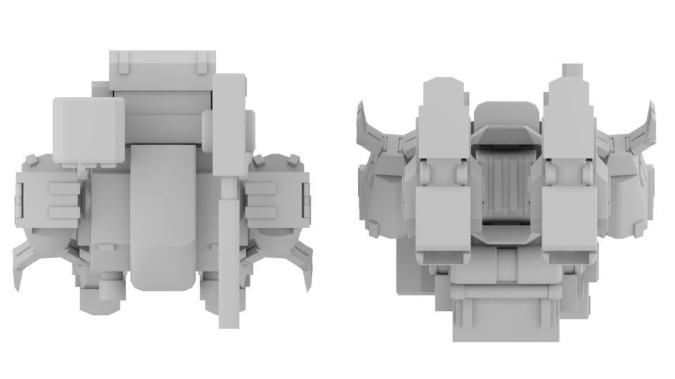 Titan01 Action figure  3D print model_3