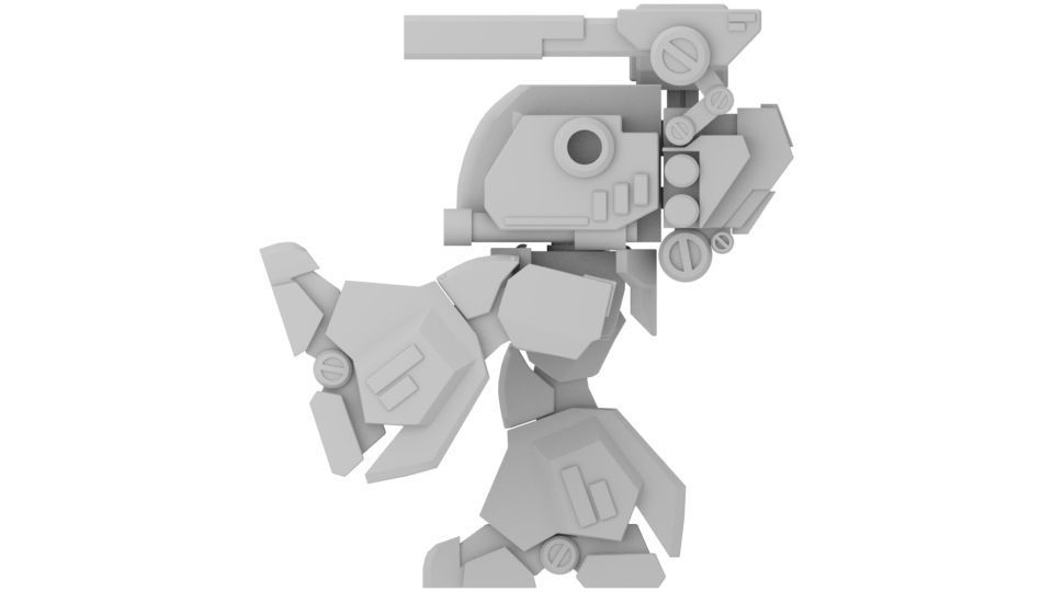 Titan01 Action figure  3D print model_7