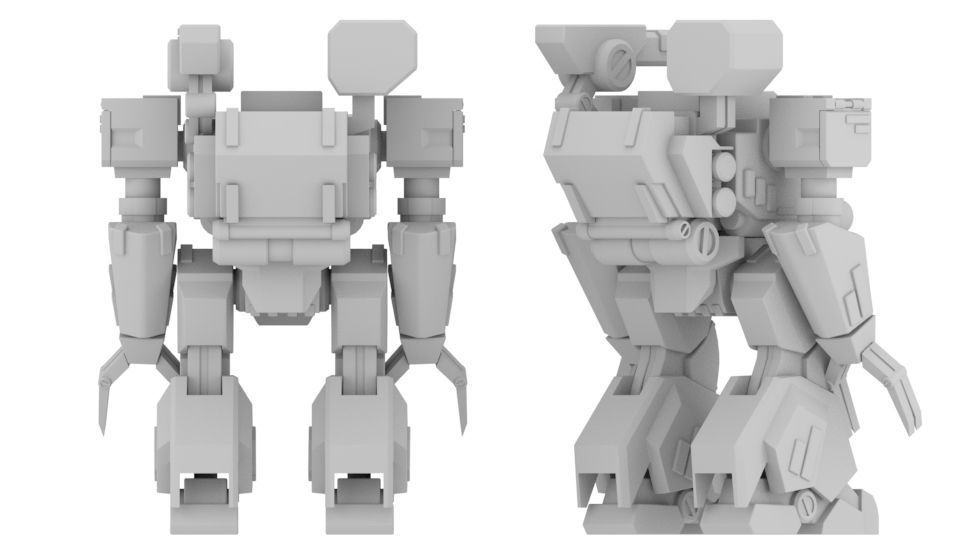 Titan01 Action figure  3D print model_2
