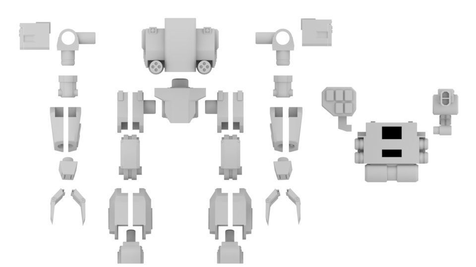 Titan01 Action figure  3D print model_9