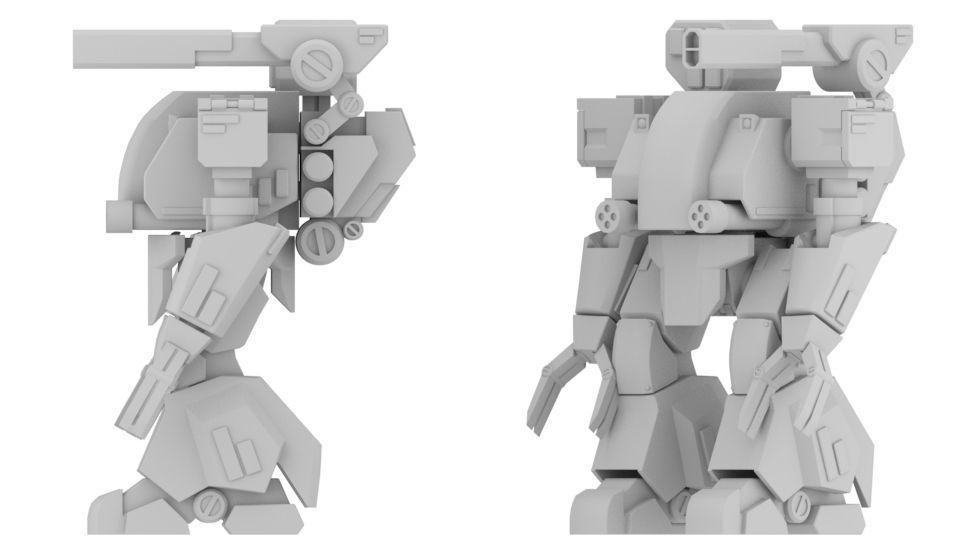 Titan01 Action figure  3D print model_1