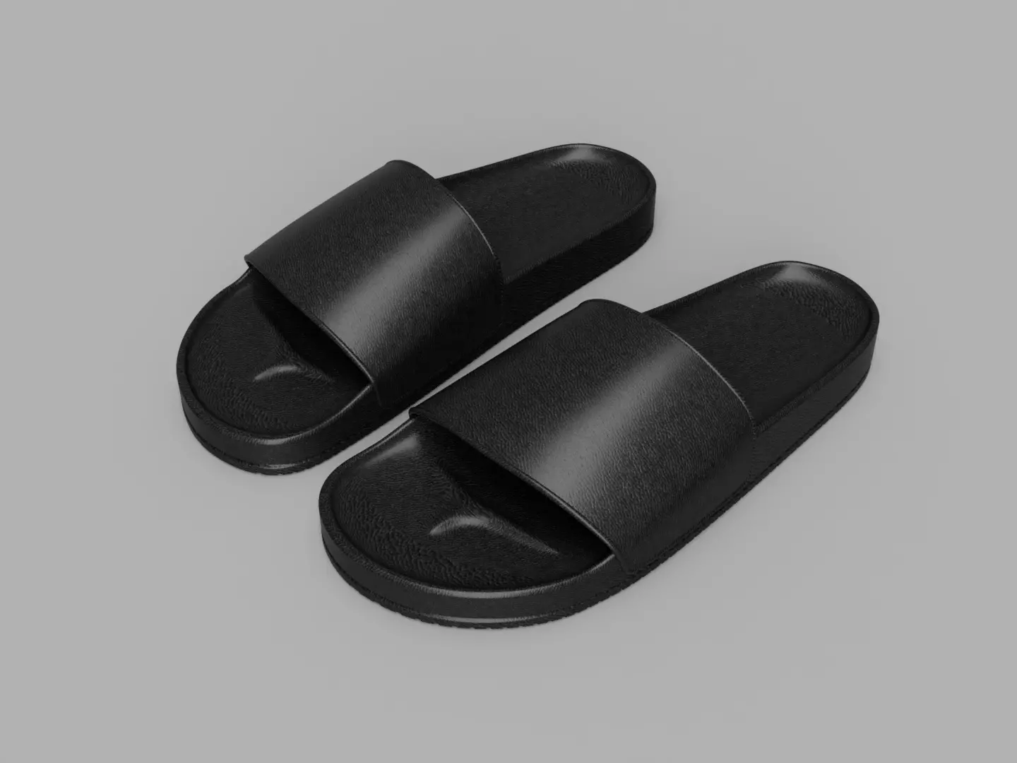 Slip-on Sandals 3D Models 3D print model_0