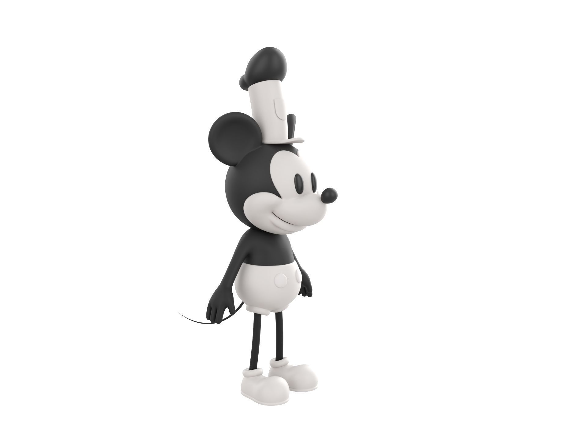 Character269 Mickey Mouse 3D model_2