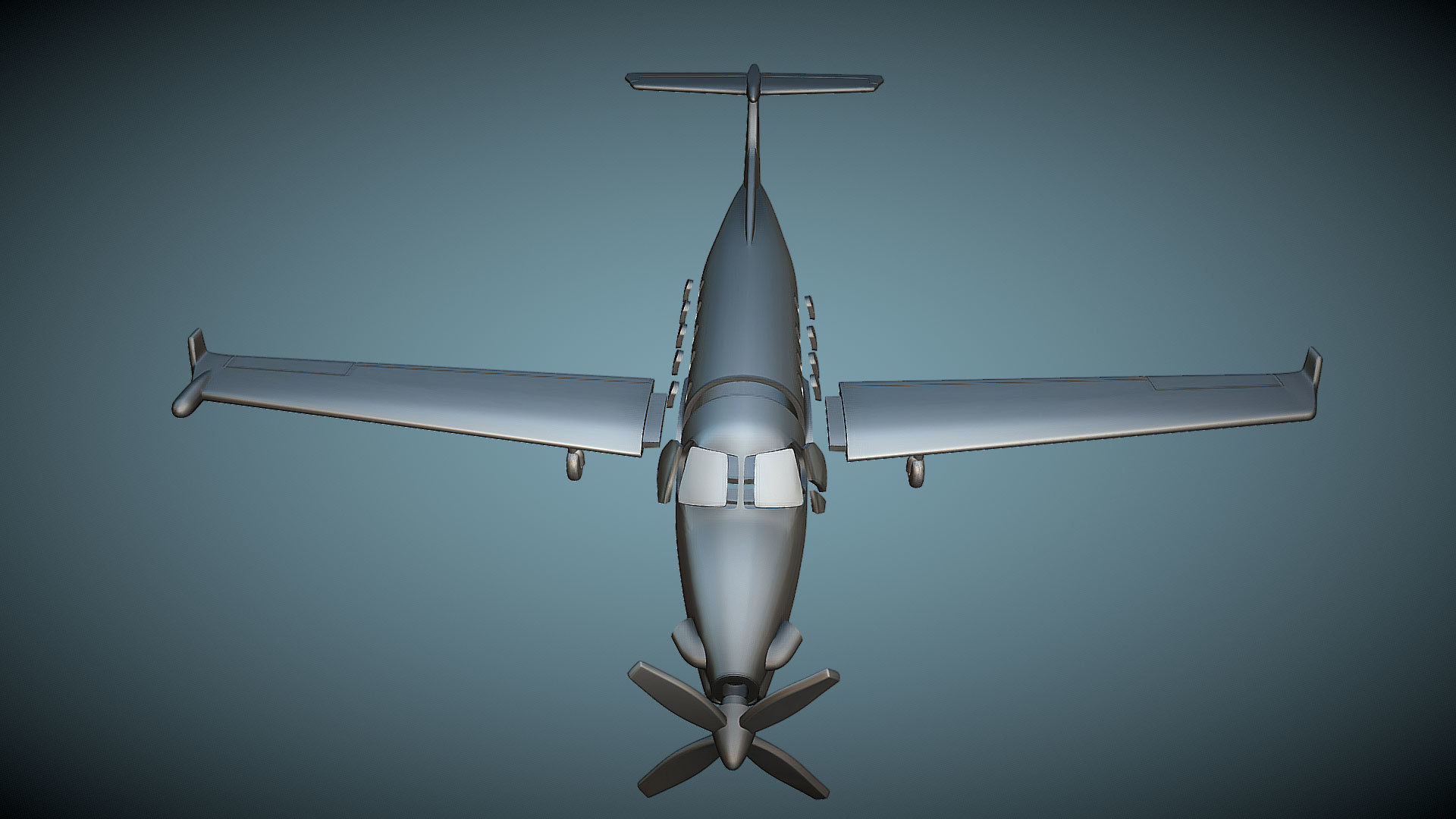 Pilatus PC-12 - 3D Printable Model 3D print model_5