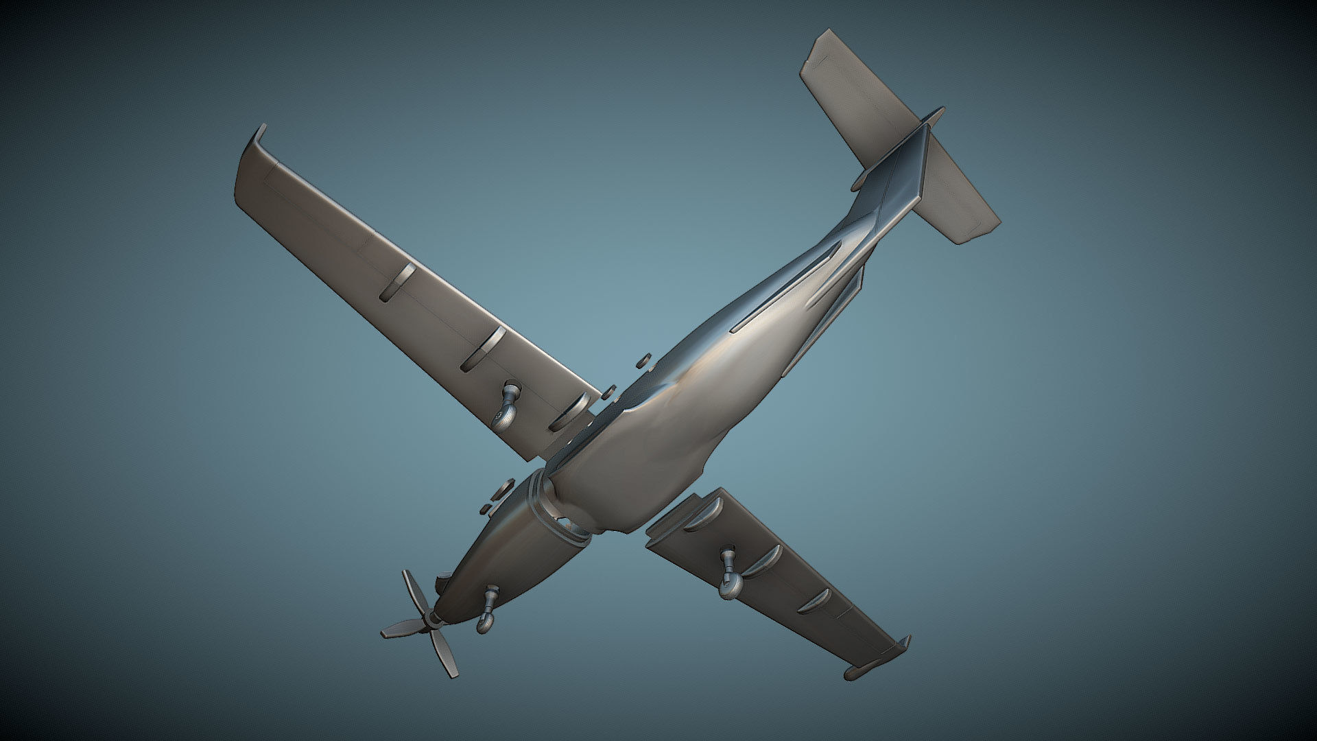 Pilatus PC-12 - 3D Printable Model 3D print model_4