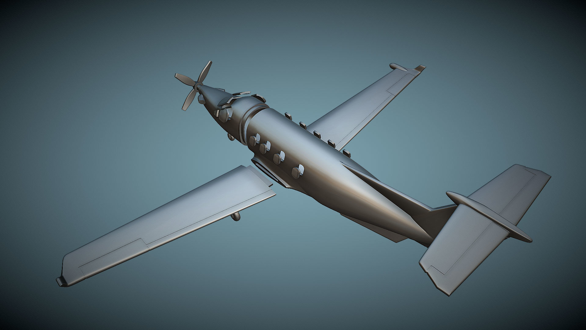 Pilatus PC-12 - 3D Printable Model 3D print model_2