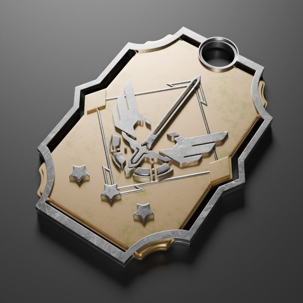 Dogtag 3D printable model 3D print model_2